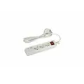 Удлинитель электрический ЭРА UB-3es-1,5m-USB(2,4А) быстрая зарядка c заземлением с выключателем 3 розетки + 1xUSBA+1xUSBC 1,5м 10А