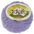 Пряжа ADELIA KATTY 100% шерсть 50 г 150 м №15 фиолетовый