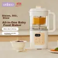 Colorful Dingdang Multi-Functional Food Processor Steamer And Blender for Baby Food, All-In Cooking Machine for Rice Paste And Puree Making