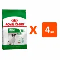 ROYAL CANIN MINI ADULT 8+ для пожилых собак маленьких пород старше 8 лет 2 кг х 4 шт