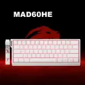 Механическая клавиатура MADLIONS MAD60HE Magnetic, 8K, Rapid Trigger, проводная, Английская раскладка, белый