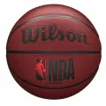 Мяч баск. WILSON NBA Forge Crimson BSKT, WTB8201XB06, размер 6, PU, бутиловая камера, бордово-черный