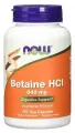 NOW Foods, Betaine HCL, 648 mg, 120 Veg Capsules