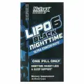 Nutrex Lipo 6 Black, Жиросжигатель для похудения и восстановления во время сна, 30 капсул, NightTime Ultra Concentrate