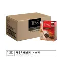 Чай TESS Sunrise пак. черн. (1.80гx100п) картон double sachet 9 упаковок по 180 гр.