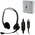 Гарнитура проводная LOGITECH PC 960 Stereo Black (981-000100) PI