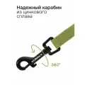 Поводок для собак биотановый оливковый KUSAKA 5м. Мелкие и средние породы