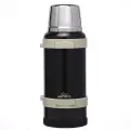 Термос Мастер К Volume, 3.2 л, с ситечком, с двумя кружками, сохраняет тепло 72 ч, нержавеющая сталь, чёрный