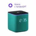 Умная колонка Яндекс Станция Миди с Алисой на YaGPT, с Zigbee, 24Вт Бирюзовая