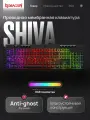 Проводная игровая клавиатура Redragon Shiva RU, RGB ,26 anti-ghost, мембран