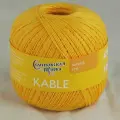 Пряжа Семеновская МШФ Kable (Кабле) 100% хлопок 5 шт. х100г 430м №31663 дыня