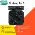 Беспроводные Наушники Nothing Ear 3 (2024) 45 дБ 24-битное аудио Hi-Res с LDAC и LHDC, черный