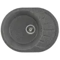 Мойка для кухни из искусственного камня Gerhans A03-24 Графит 575х440мм (Беларусь)