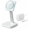 Беспроводное зарядное устройство ESR HaloLock 2 в 1 MagSafe CryoBoost для iPhone и Airpods, EU вилка - белое