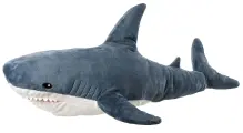 Мягкая игрушка-подушка AngelToys Акула Shark, 120 см