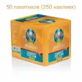 Блок 50 пакетиков Чемпионат Европы 2020 Panini (250 наклеек)