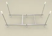 Каркас для ванны Aquatek Мия 140 KAR-0000037, сборный каркас (шпильки)