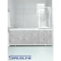 Экран под ванну 170 см, цвет Бетон Пайн, пластиковый профиль, SIRIUSLINE