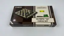 Деревянные шахматы Олимпийские малые (36 см) №122A / (Польша) (Madon)