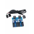 Разветвитель USB 2.0 9pin с чипом на 4 порта