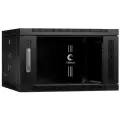 Шкаф настенный Cabeus SH-05F-6U60/35-BK 19, 6U, Черный, IP20