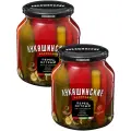 Перец острый маринованный по-сочински с зеленью и чесноком 560 г*2шт