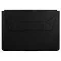 Кожаный чехол Uniq Oslo с подставкой для MacBook Pro 14 (OSLO(14)-BLACK), черный