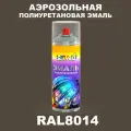 Аэрозольная полиуретановая эмаль, спрей 520мл, цвет RAL8014 Сепия коричневый