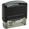 Оснастка для печати Trodat Ideal 4915 P2 (70х25мм, синий, подушка) черная (125429), 12шт.