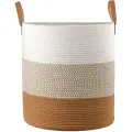 Корзина для хранения Bergenson Bjorn Moen, 40 х 45 см, бежевая/горчичная