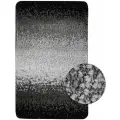 Коврик для ванной и туалета санакс одинарный черный переход, 50х80 см 100% полиэстер, код: 02213
