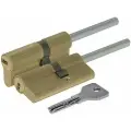 Цилиндровый механизм со штоком Cisa ASIX OE307-90.00 (80 мм/45+10+25Ш), Латунь