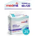 MEDMIL Пеленки впитывающие 60*120 см Оптима 25шт