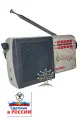 Приемник радиовещательный «Нейва РП-216» чёрный динамик FM/УКВ диапазоны серый в комплекте с алкалиновыми батарейками