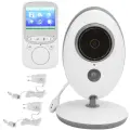 2.4G Digital Wireless Baby Monitor Security Camera Two Way Intercom Baby Monitor 100‑240VEU Plug
