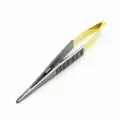 Иглодержатель микрохирургический Кастровьехо (Castroviejo) TC Flat Gold, 18 см, прямой