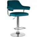 Стул барный DOBRIN CHARLY LM-5019 велюр цвета морской волны