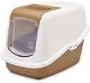 Био-туалет для кошек Savic NESTOR 56х39х38,5 см закрытый белый коричневый
