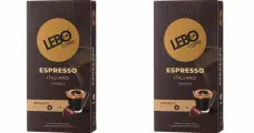 Lebo Кофе в капсулах Espresso Italiano, 10 шт в уп, 55 г, 2 уп