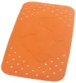 Коврик противоскользящий RIDDER Plattfus оранжевый 38х72 67074