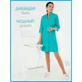 Халат медицинский женский Грация цвет зеленый, размер 44/46