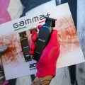 Gamma+ Boosted Профессиональный модульный триммер для бороды и окантовки с мощным роторным двигателем 8000 об/мин, сменными крышками и зарядной станцией. (Без насадок)