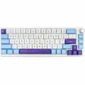 KZZI K68 Pro Blue Sea Rainbow Axis Switch, белый/голубой, игровая клавиатура