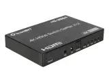 Коммутатор, усилитель распределитель HDMI IconBIT HS-2504, 2х2, поддержка 4K60