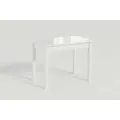 Стол Айсберг мини СТ ЛДСП: Белое - Стекло Экстра