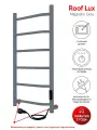 Серый электрический полотенцесушитель Roof Lux 80 с таймером