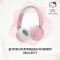 Детские беспроводные наушники OTL Hello Kitty, накладные, складные, Bluetooth 5.1