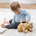 Игрушка мягкая Nattou Musical Soft toy CHARLIE Собачка caramel музыкальная 388030