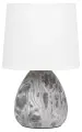 Настольная лампа Rivoli Damaris 7037-501 1 * Е14 40 Вт керамика черно-белая с абажуром