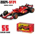 Модель автомобиля Формулы-1, Модель автомобиля Формулы 1:43, Ferrari SF-24 #55 2024 г.